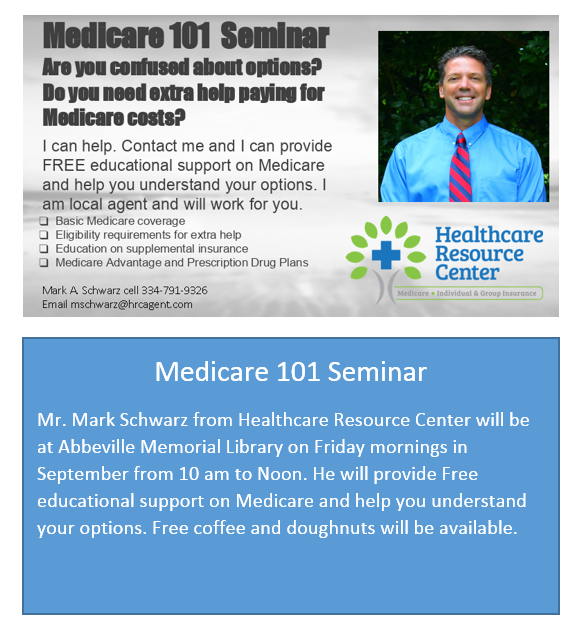 Medicare 101 Seminar – Abbeville Memorial Library